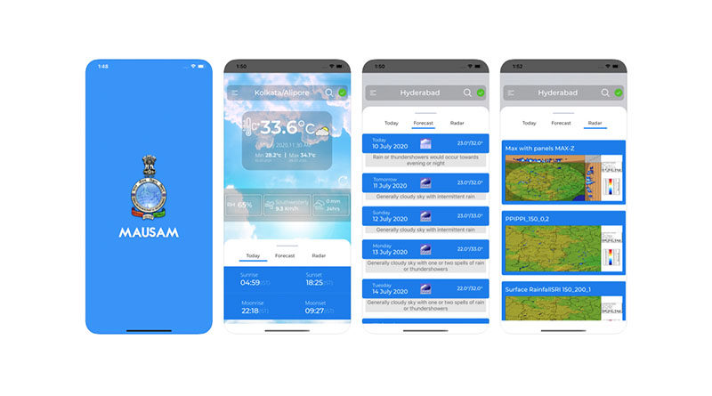 Ministry of Earth Sciences launches Mobile App "Mausam”