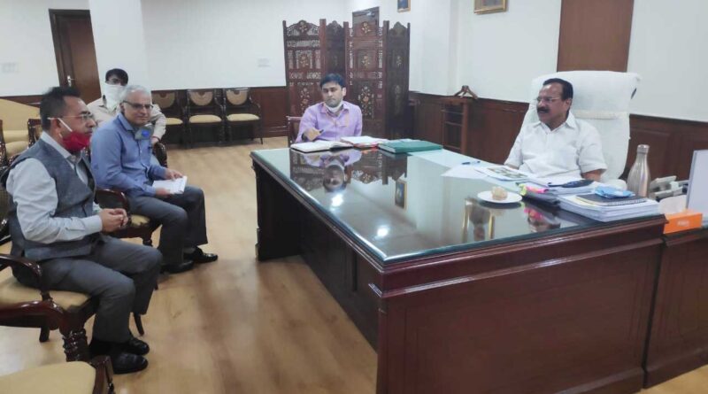 Union Minister Chemical & Fertilizer reviews the progress of upcoming project's of HURL