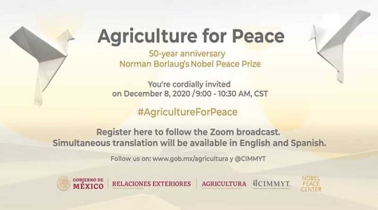50-year anniversary of Norman Borlaug’s Nobel Peace Prize