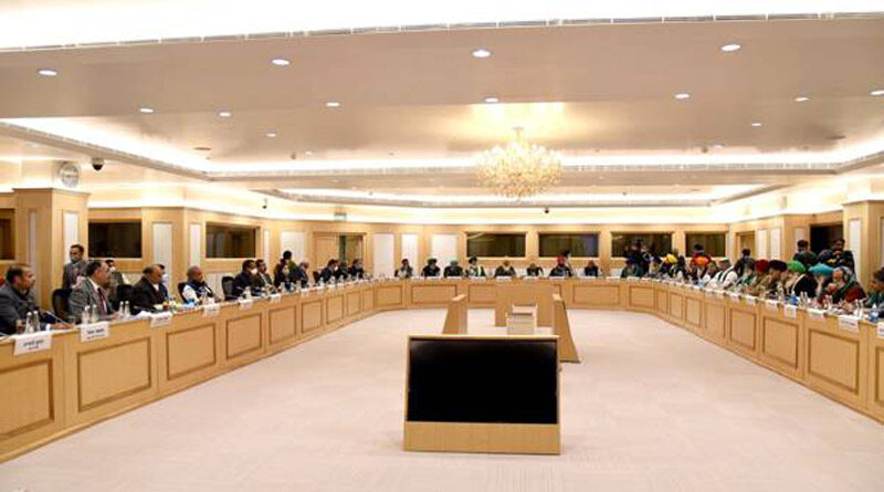 10th round of talks between Government and Farmers Unions held in Vigyan Bhawan, New Delhi