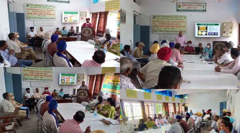 KVK Hoshiarpur organizes kisan goshti and district level training camp on fruit nutrition garden