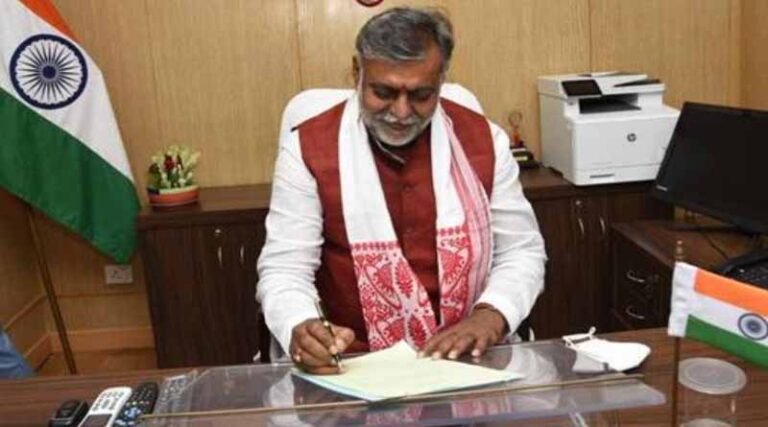 Mr. Pashu Pati Kumar Paras takes charge as Union Minister for Food Processing Industries