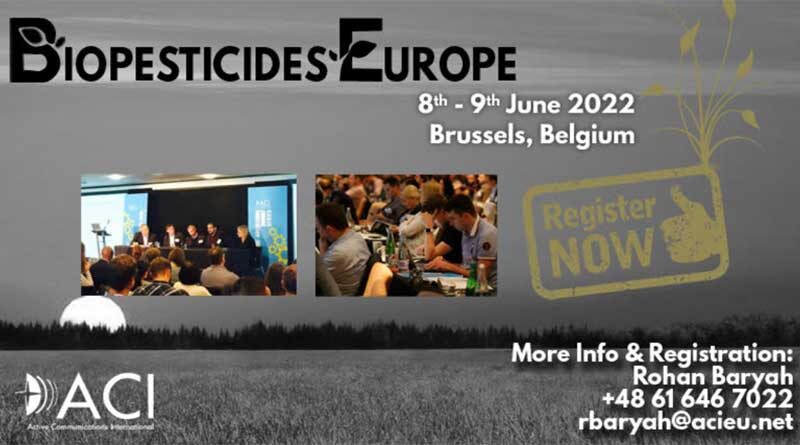 ACI’s Biopesticides Europe Conference in June 2022 in Brussels, Belgium