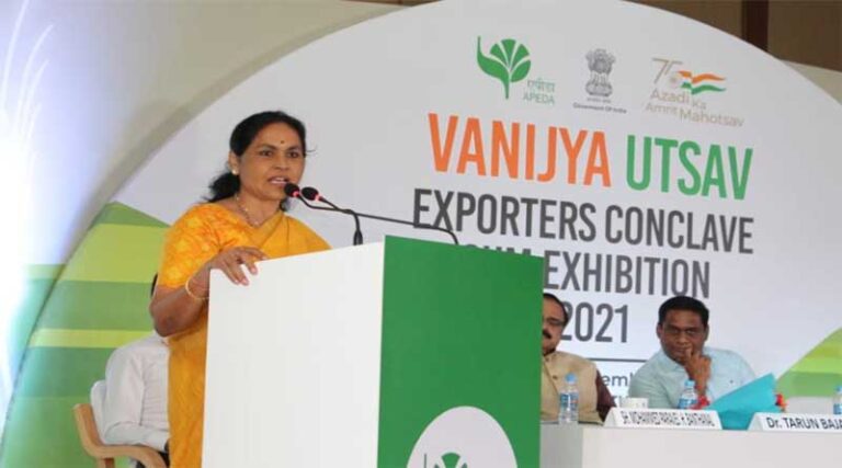 Agricultural exports should be prioritized to increase the farmers income: Ms. Shobha Karandlaje