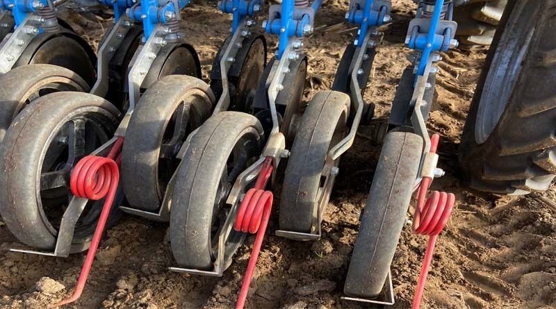 Early Spring Barley drilling in England