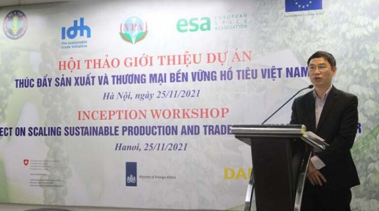 Promoting sustainable production and trade of Vietnamese pepper