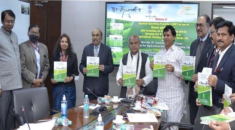 Indian agriculture ministry releases SOP for drones application