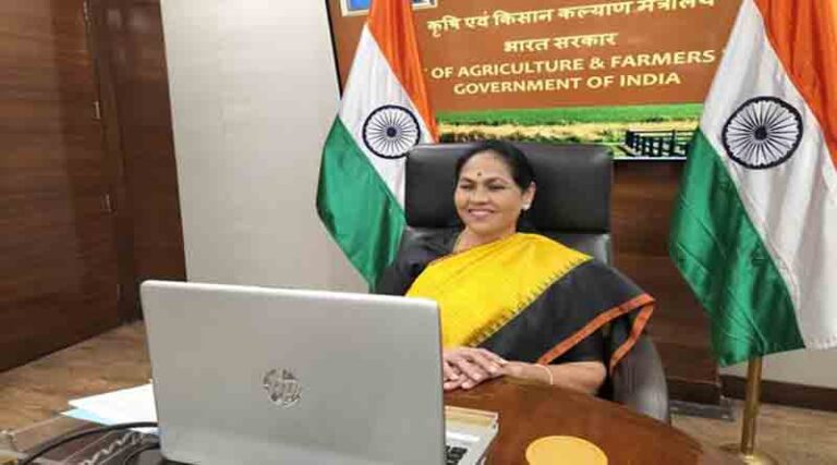 MoS (Agriculture), Ms. Shobha Karandlaje represents India at the 12th Meeting of BRICS Agriculture Ministers