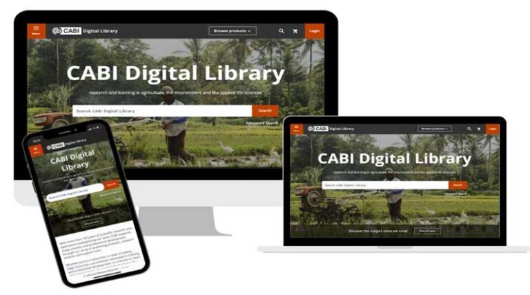 New CABI Digital Library supports research and learning in agriculture, the environment and the applied life sciences