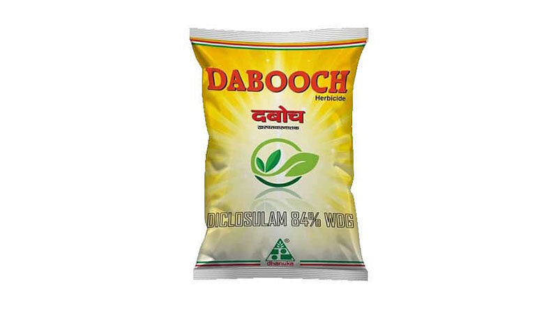 Use of Dhanuka's Dabooch in Soyabean