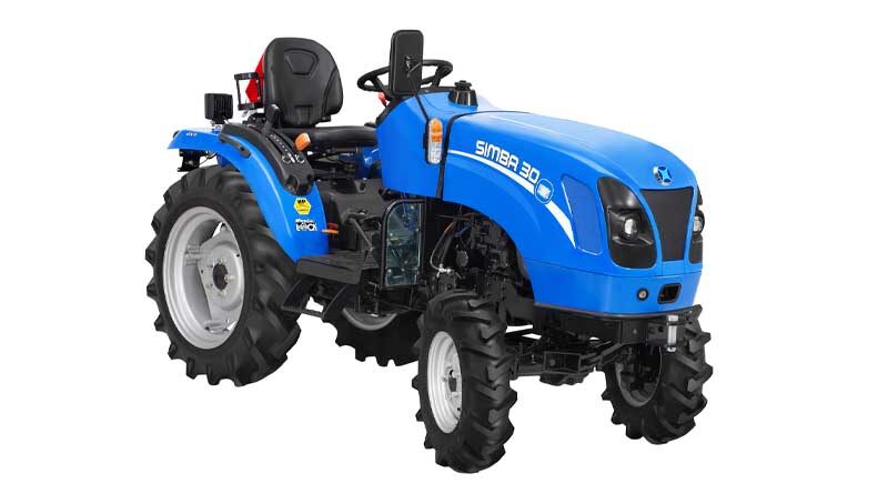 New Holland Agriculture exhibits its recently launched Blue Series SIMBA 30 compact tractor at Krishithon 2022