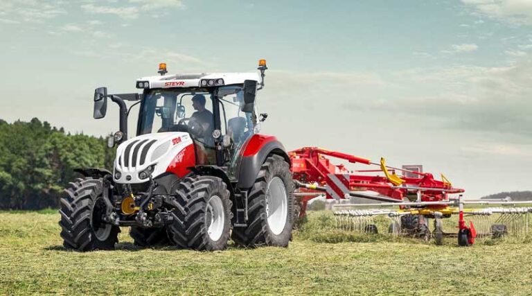 Upgrades for 2023 steyr® expert cvt tractors boost productivity and operating ease