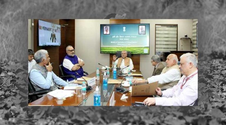 Union Agriculture Minister Mr. Narendra Singh Tomar chairs steering committee meeting of National Natural Farming Mission