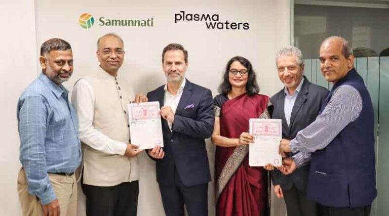 Samunnati partners with Plasma Waters to bring water technology for improving sustainable Agri output in India