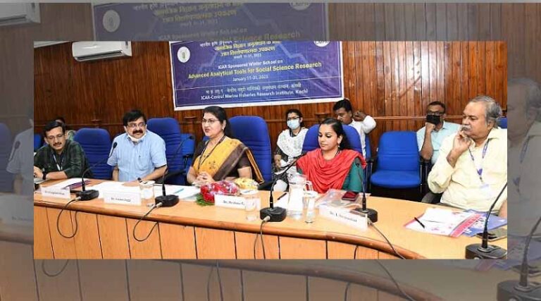 ADG, ICAR (HRD) opens ICAR-CMFRI’s Winter School on Advanced Analytical Tools for Social Science Research
