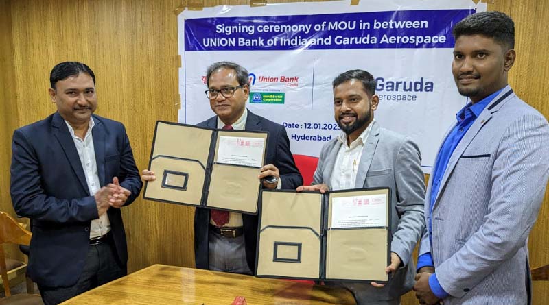 Union Bank sanctions loans for 150 Garuda Kisan drones under Kisan Pushpak scheme