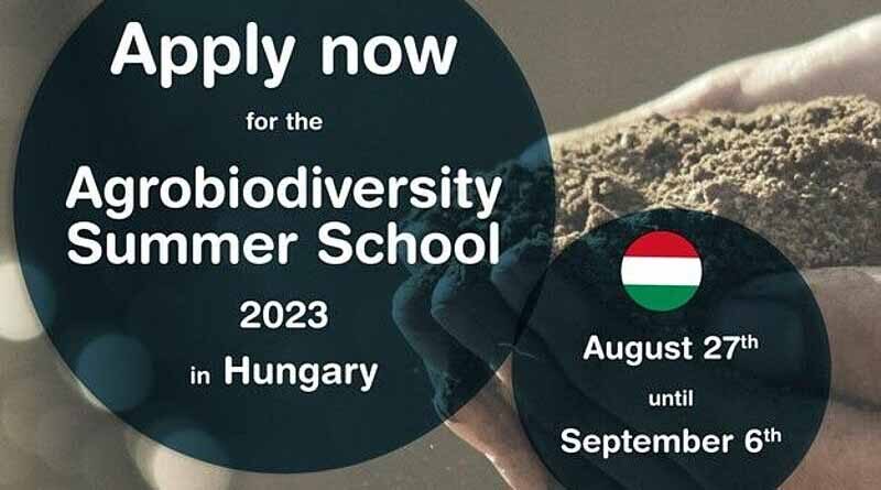Agrobiodiversity Summer School 2023 - apply until end of january
