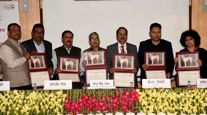 Enrich the Agriculture and Animal Husbandry sectors by identifying native breeds of livestock: Mr. Tomar