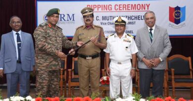SRMIST’s VC Conferred with Honorary Colonel Rank