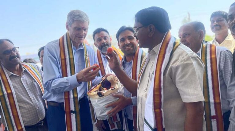 Syngenta Global CEO J Erik Fyrwald on a three-day visit to India