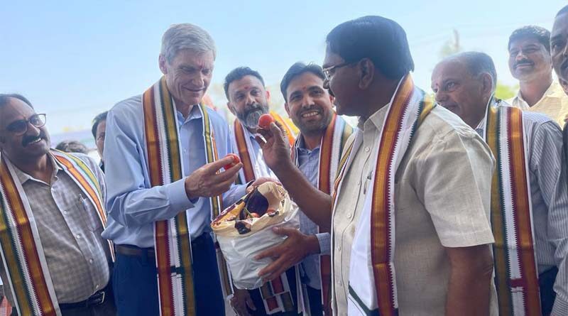 Syngenta Global CEO J Erik Fyrwald on a three-day visit to India