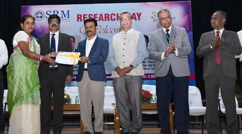 ‘Research Day’ observed at SRM IST