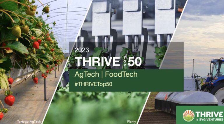 SVG Ventures Releases 2023 THRIVE TOP 50 AgTech and FoodTech Reports