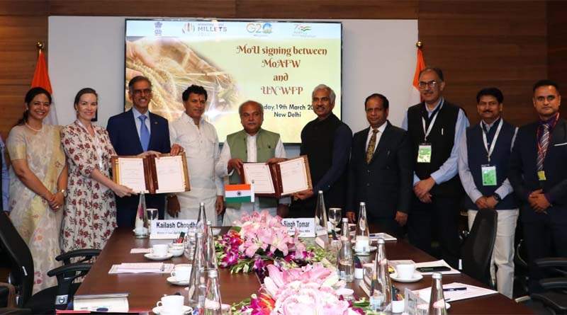 India signs MoU with the World Food Programme of the United Nations