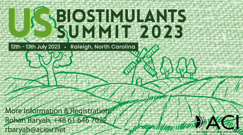 US Biostimulants Summit 2023 from 12th July in Raleigh, North Carolina