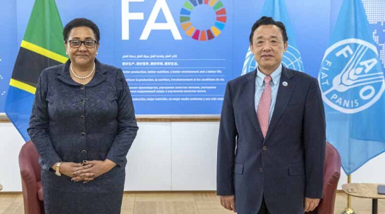 Bilateral meeting with the Minister for Foreign Affairs and East African Cooperation of Tanzania – T.H. Stergomena Tax
