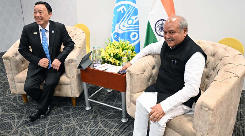Bilateral meeting with the Minister for Agriculture and Farmers' Welfare of India - His Excellency Narendra Singh Tomar