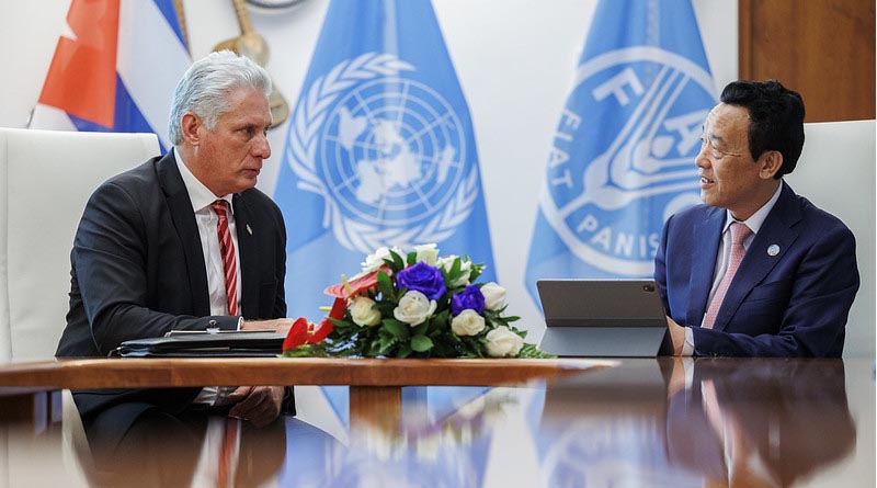 Bilateral meeting with the President of Cuba – H.E. Miguel Díaz-Canel
