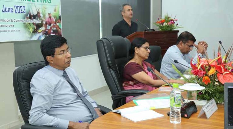 Permanent Crop Clinic Programme in Sri Lanka to be strengthened following stakeholder meeting