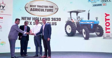 New Holland 3630 TX Super Plus awarded the best tractor for Agriculture Award
