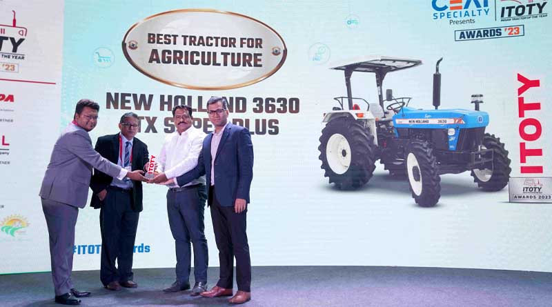New Holland 3630 TX Super Plus awarded the best tractor for Agriculture Award