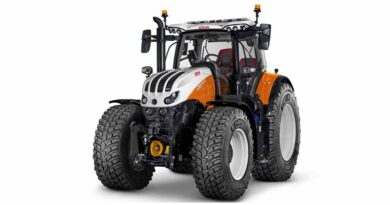 New steyr® 6280 absolut CVT tractor with xpower XPA electrical weed control system for the municipal market