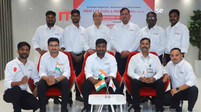 Mahindra Farm Division flags-off Inaugural Batch of Workmen to Japan