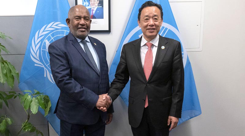 Bilateral meeting with H.E. Azali Assoumani, President of the Union of the Comoros and current Chairperson of the African Union (AU)
