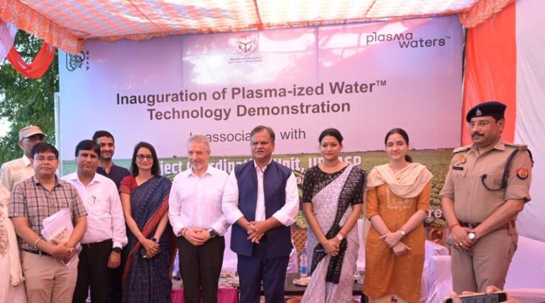 Plasma Water Solutions Collaborates with UPDASP and UP Horticulture to demonstrate Plasma-Sized Water Technology in Uttar Pradesh