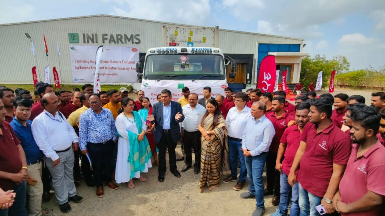 INI Farms is Expanding India’s Global Banana Footprint - First shipment flagged off for Netherlands