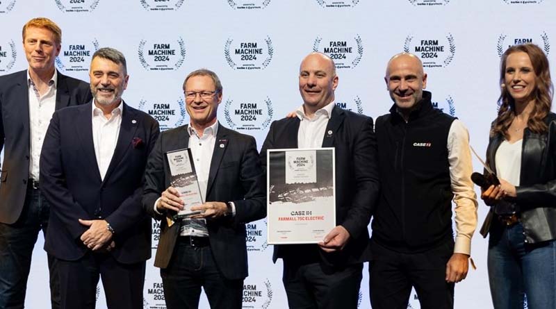 Case IH wins farm machine 2024 accolade with new farmall 75c electric