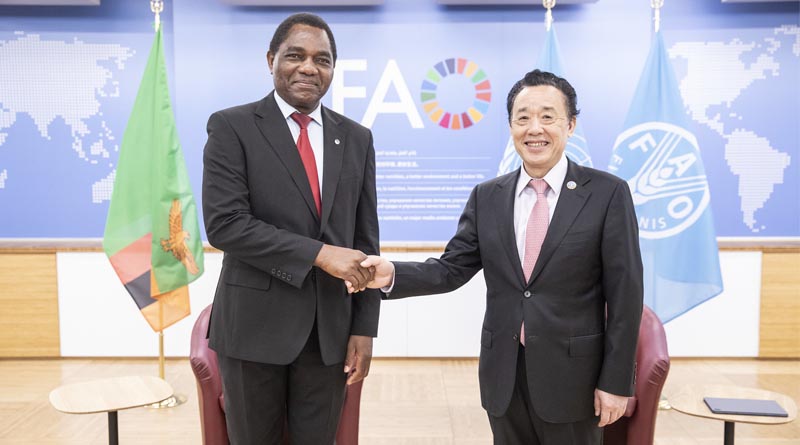 Bilateral meeting with His Excellency Hakainde Hichilema, President of the Republic of Zambia