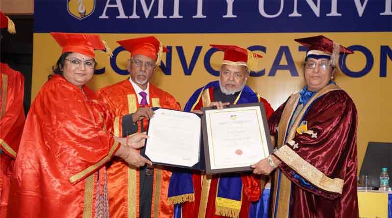 Dhanuka Group Chairman RG Agarwal conferred with an Honorary Doctorate