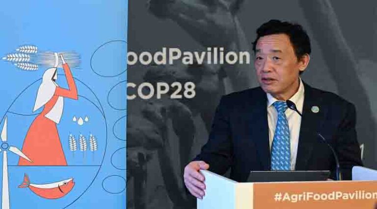FAO Director-General champions agrifood systems as the climate solution at COP28