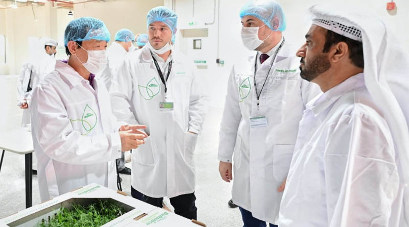 Director-General visits "world's largest vertical farm" ahead of COP28 opening
