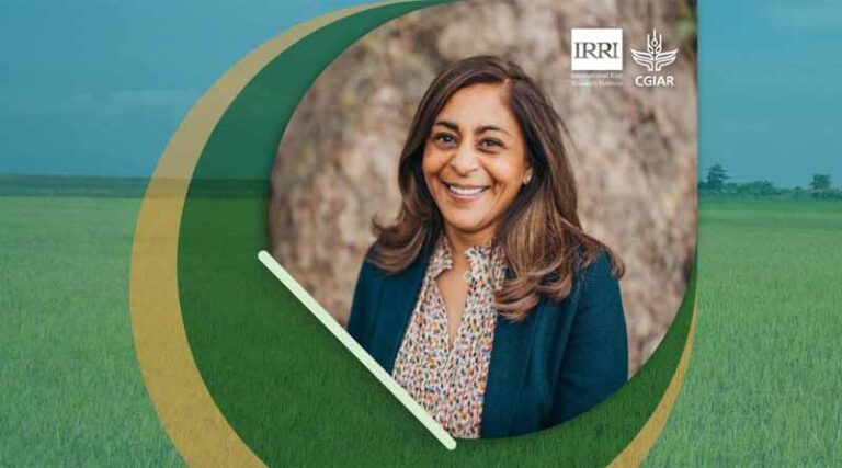 IRRI welcomes Dr Yvonne Pinto as incoming Director General