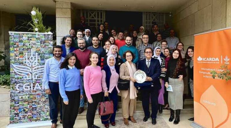 Dr. Ismahane elouafi, CGIAR EMD, launches her tour of CGIAR center hqs at ICARDA