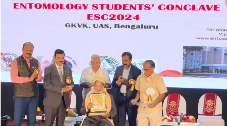 Dhanuka Group Chairman conferred Lifetime Achievement Award by Entomological Society of India