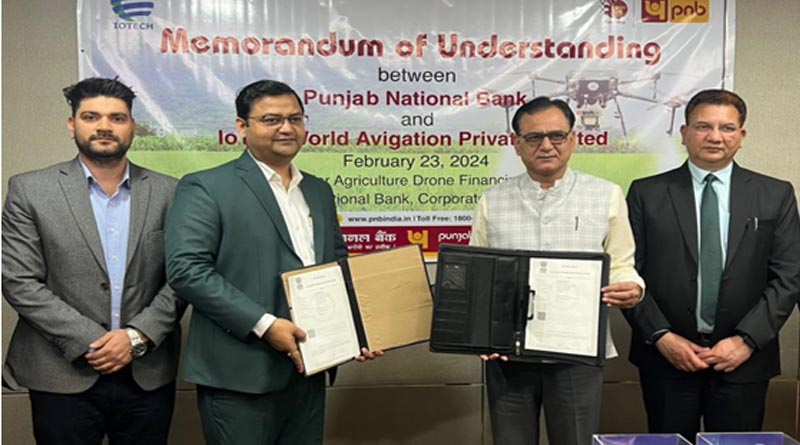 PNB Partners with IoTechWorld Avigation Private Limited to Finance Agriculture Drones