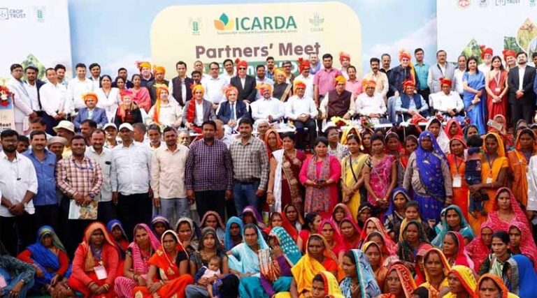 Celebrating farmers’ day and partners’ meet at ICARDA India’s food legume research platform (FLRP)